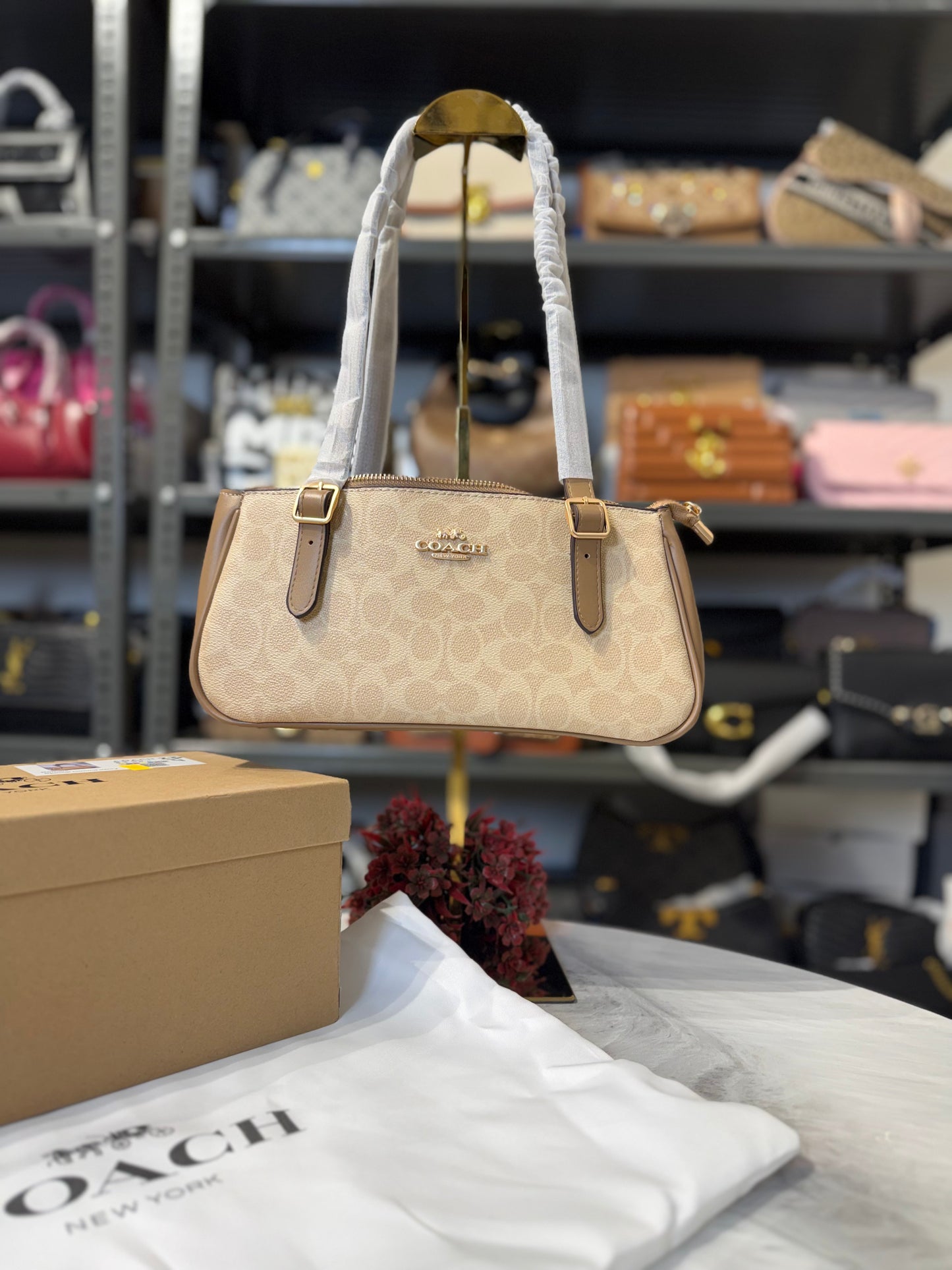 CH Asher Bag With OG Box & Dust Bag ( Apricot )