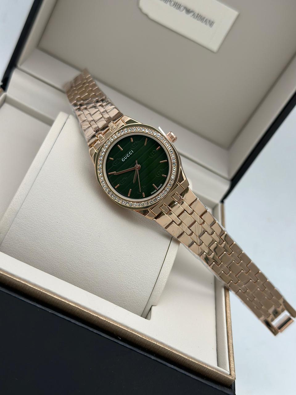 Premium Celebrity GC- Inspired Wrist Watch for Women in Drop case 1 Year Warranty