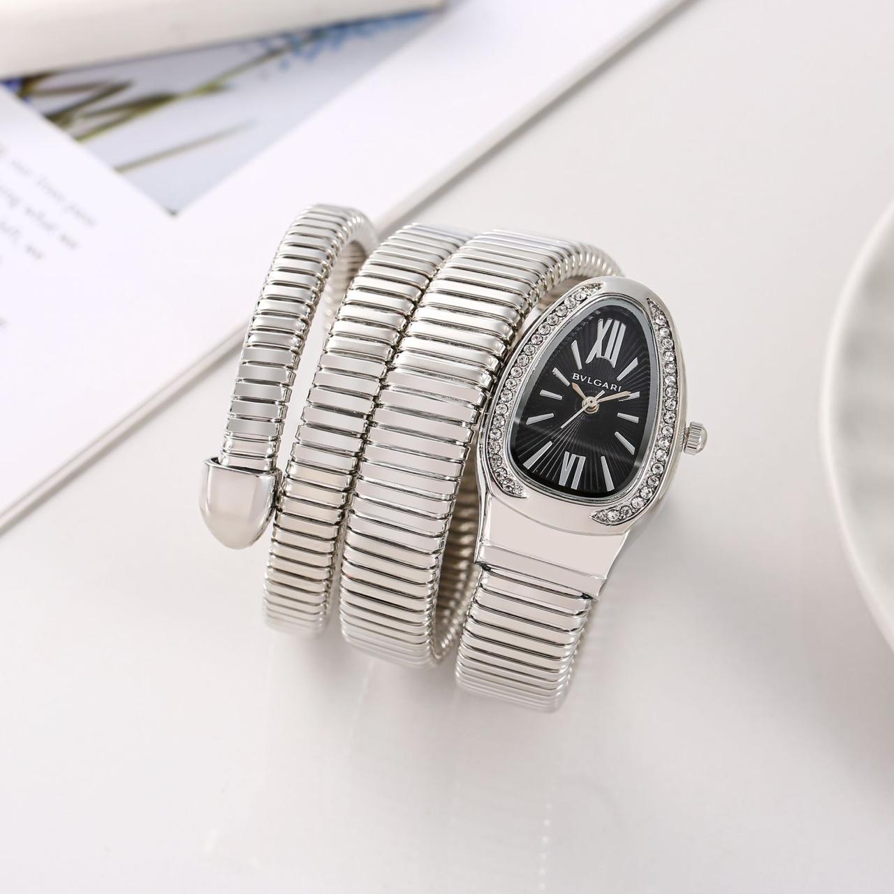 Premium Celebrity BLG- Inspired Wrist Watch for Women in Drop case & Gemstone 1 Year Warranty