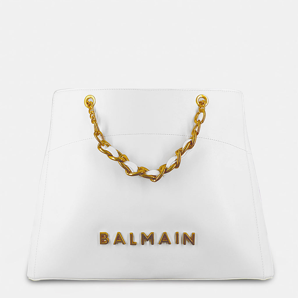 Balmain-Inspired Structured Tote