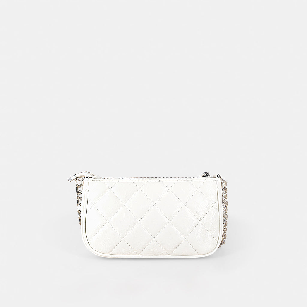 YSL-Inspired White Shoulder & Sling Bag