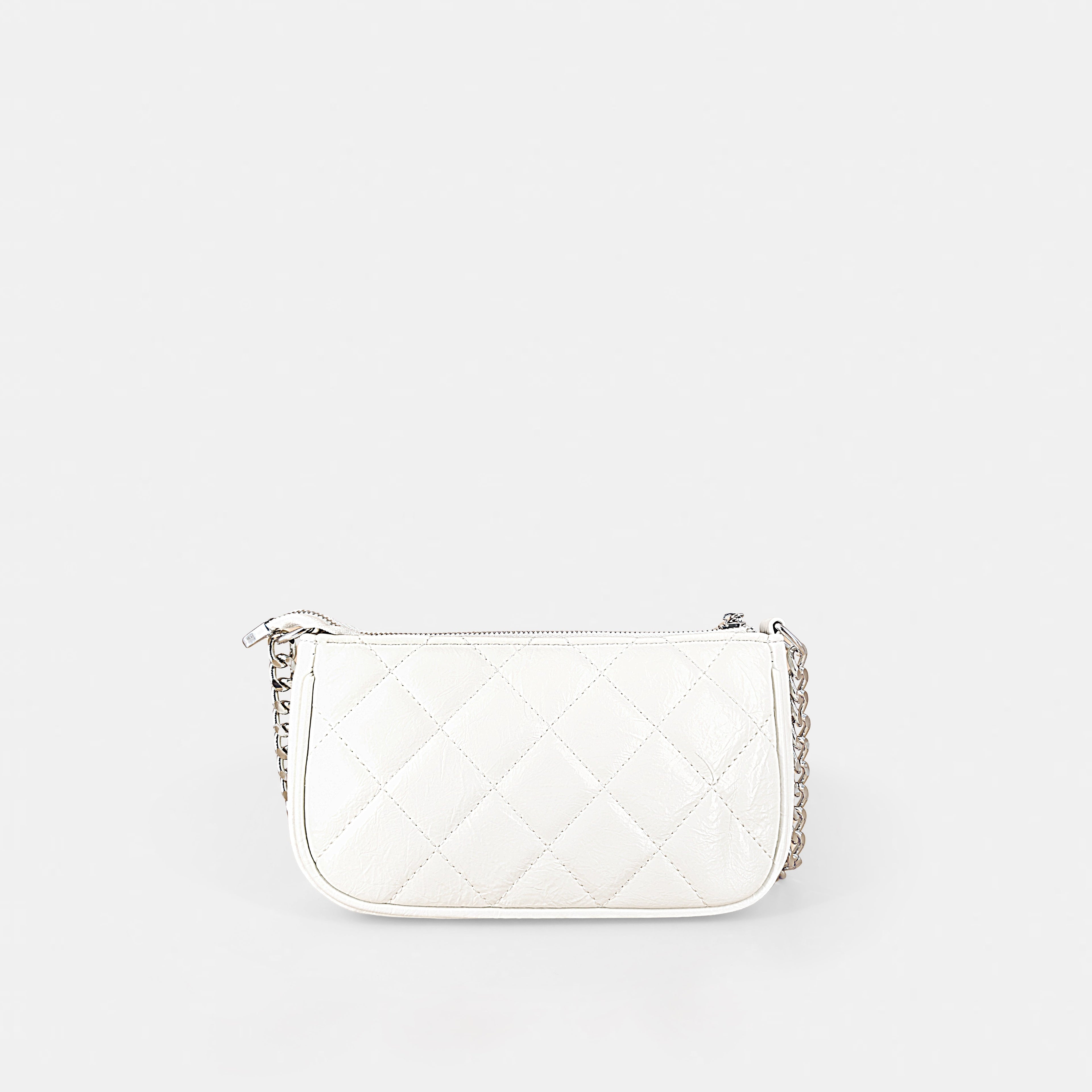 YSL-Inspired White Shoulder & Sling Bag