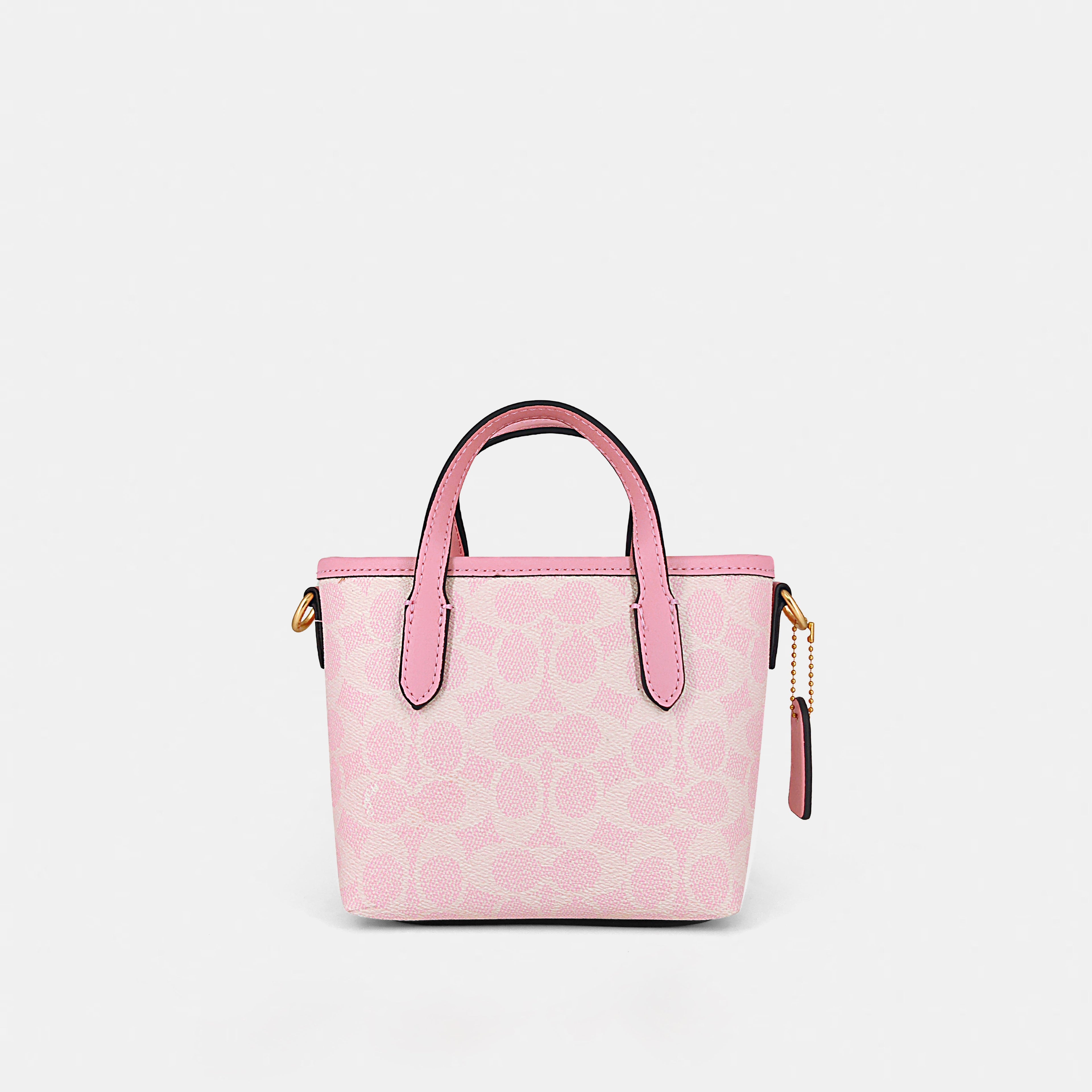 Coach-Inspired Mini Structured Handbag
