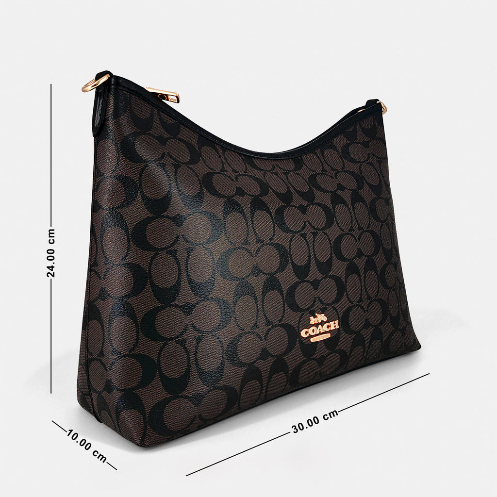 C -Inspired Structured Shoulder & Sling bag