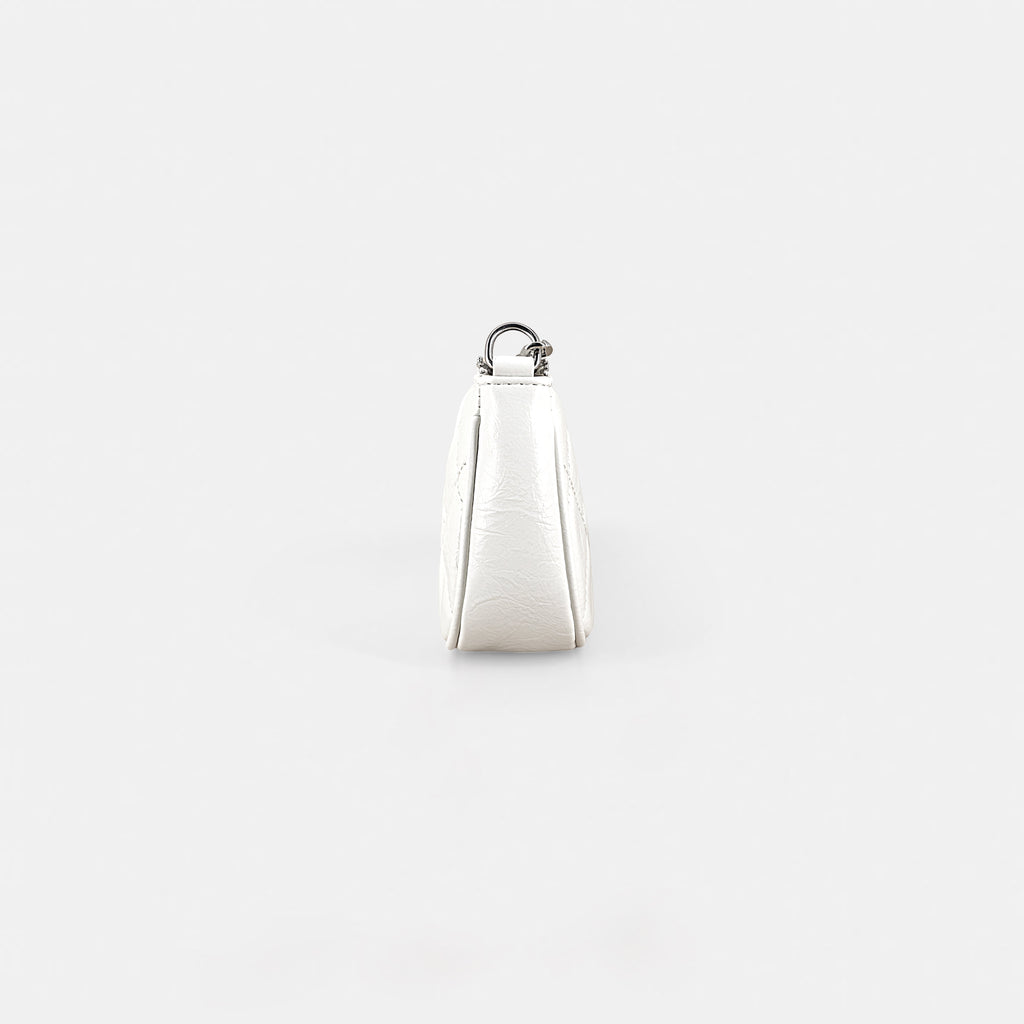 YSL-Inspired White Shoulder & Sling Bag