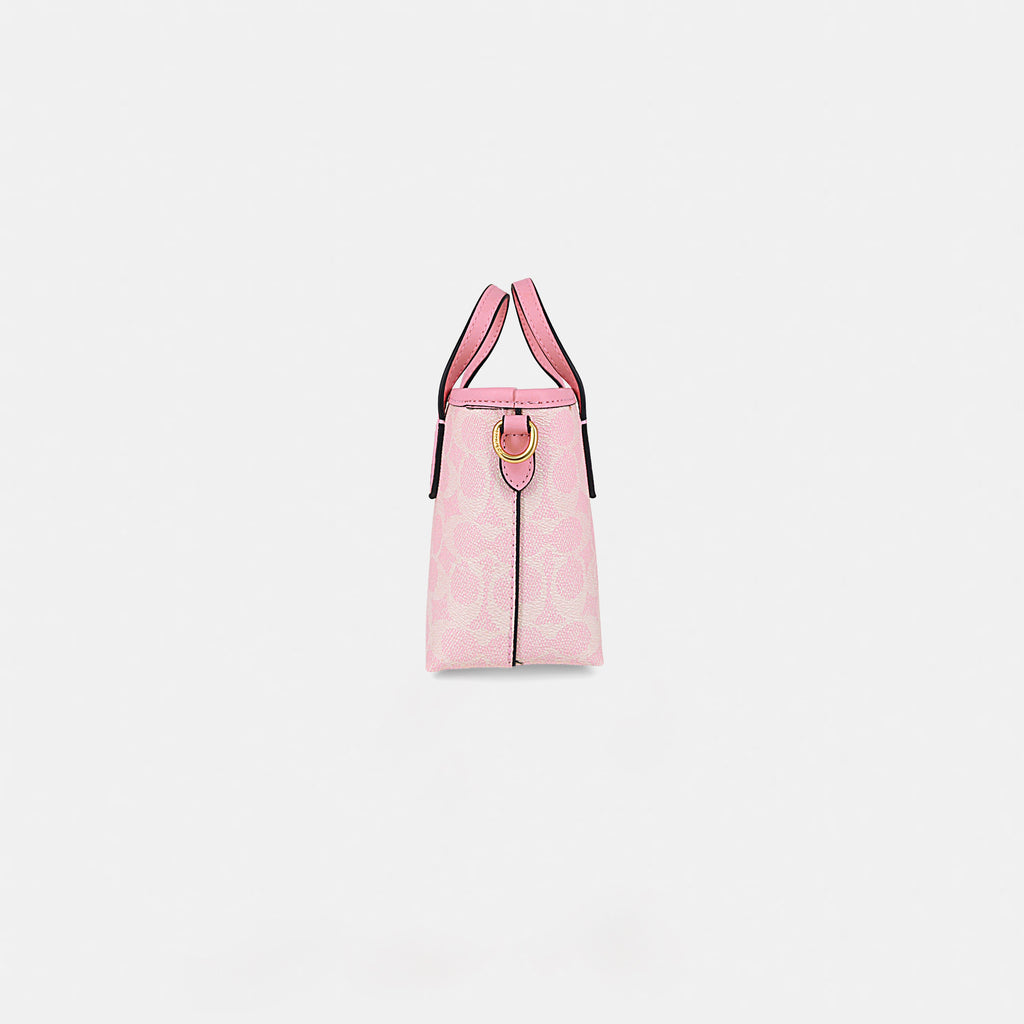 Coach-Inspired Mini Structured Handbag