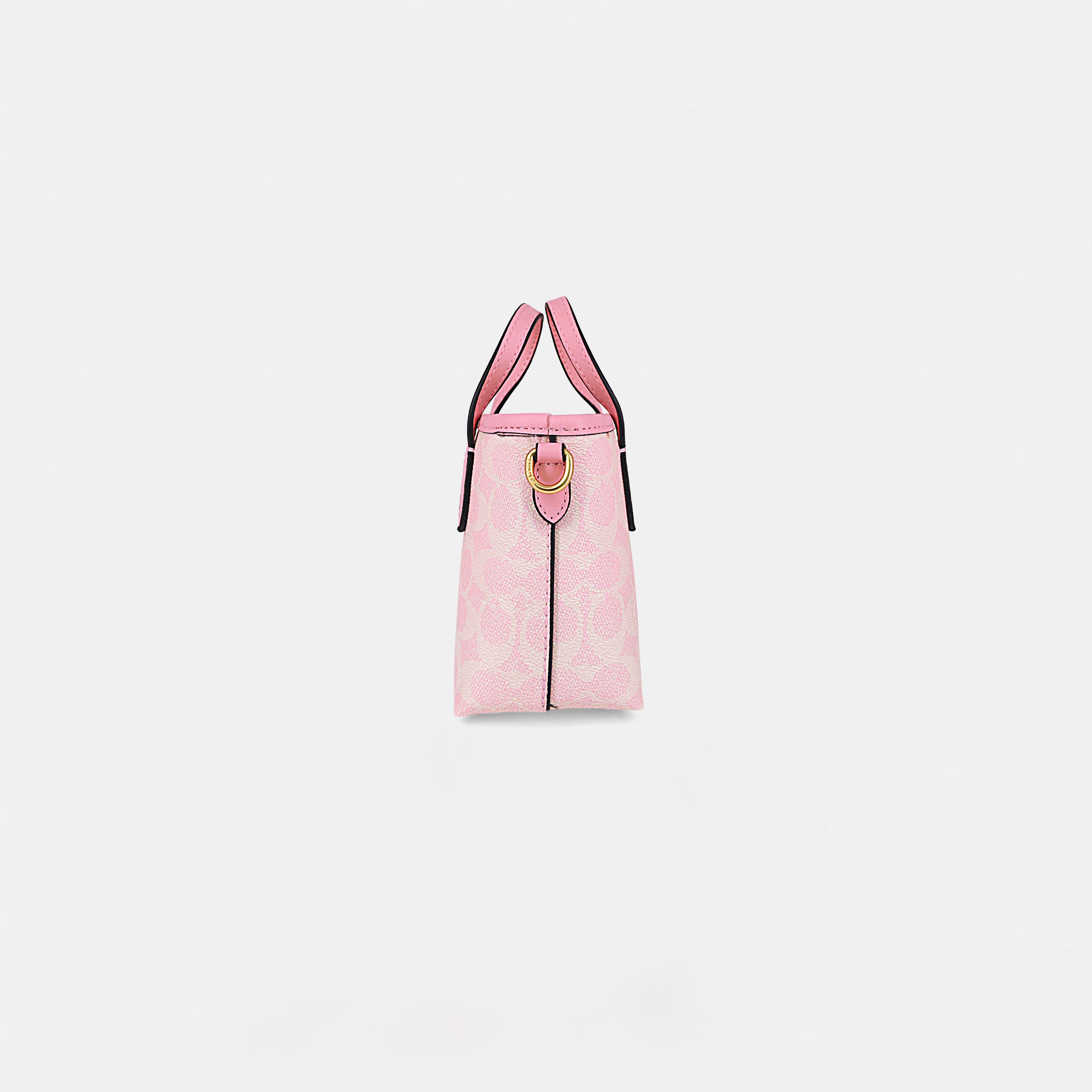 Coach-Inspired Mini Structured Handbag