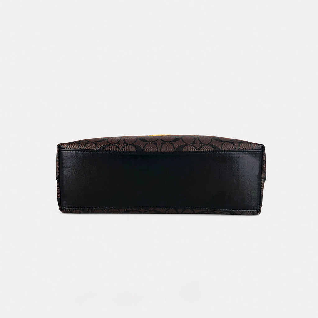 C -Inspired Structured Shoulder & Sling bag