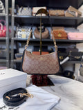 CH Teri Shoulder Bag With OG Box & Dust Bag ( Black apricot )