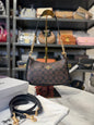 CH Teri Shoulder Bag With OG Box & Dust Bag ( Black Brown )