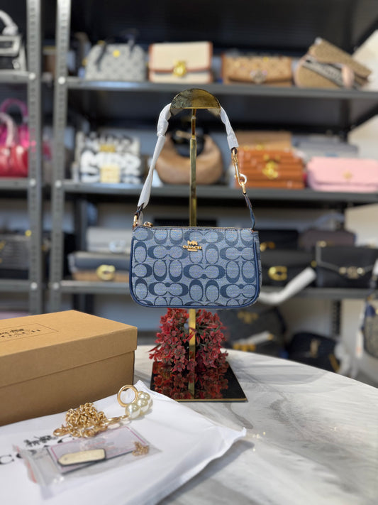 CH Floral Sling Bag With OG Box & Dust Bag ( Blue )