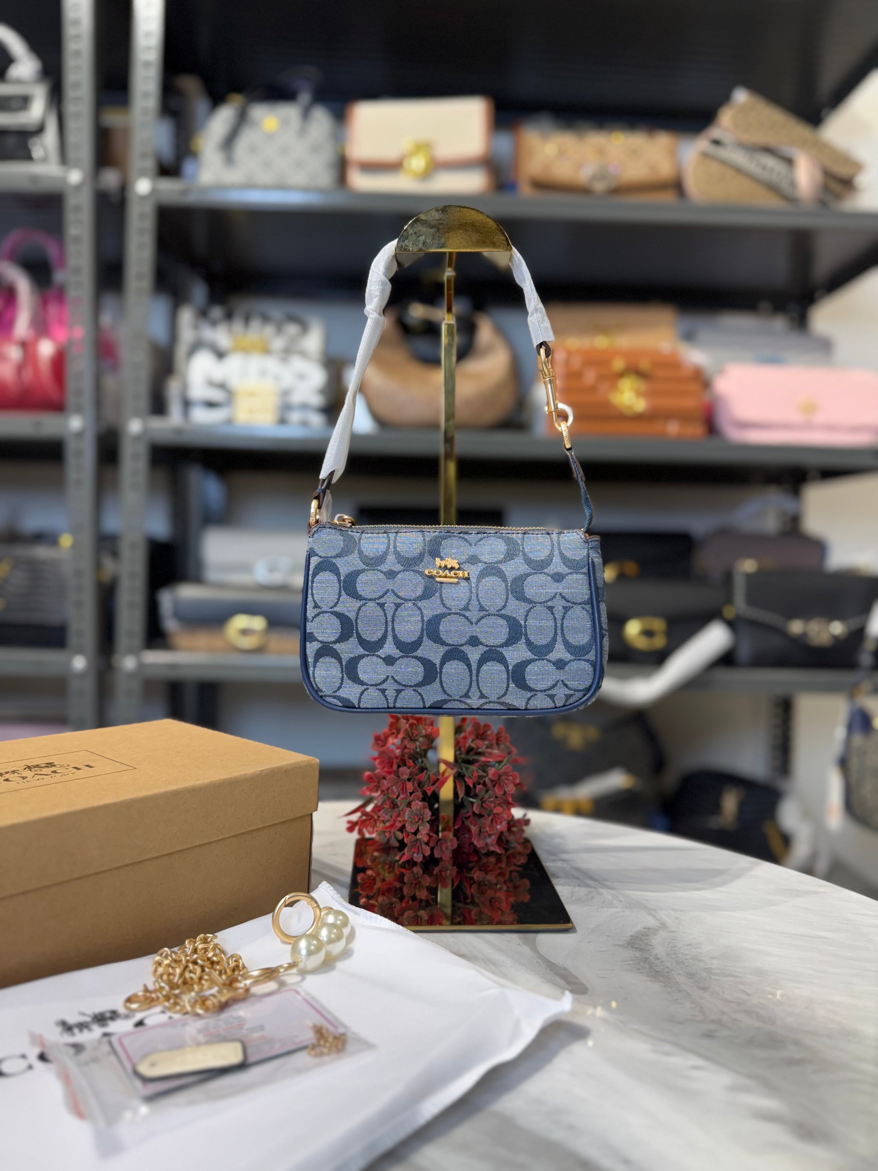 CH Floral Sling Bag With OG Box & Dust Bag ( Blue )