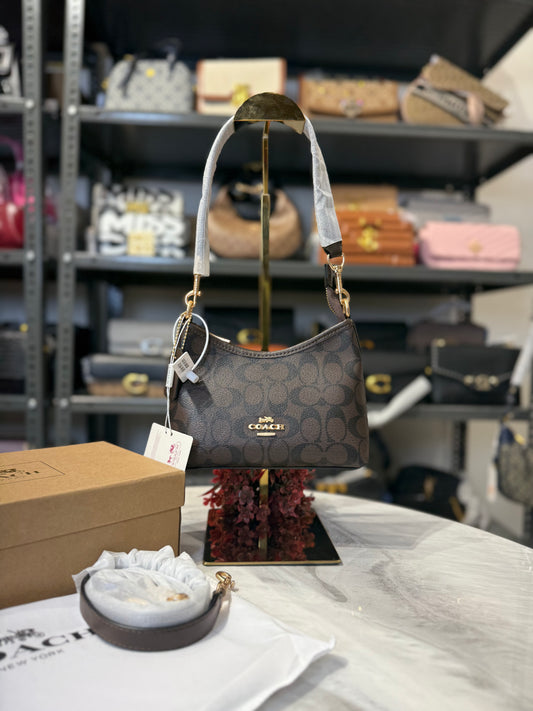 CH Laurel Sling Bag With OG Box & Dust Bag ( Coffee )