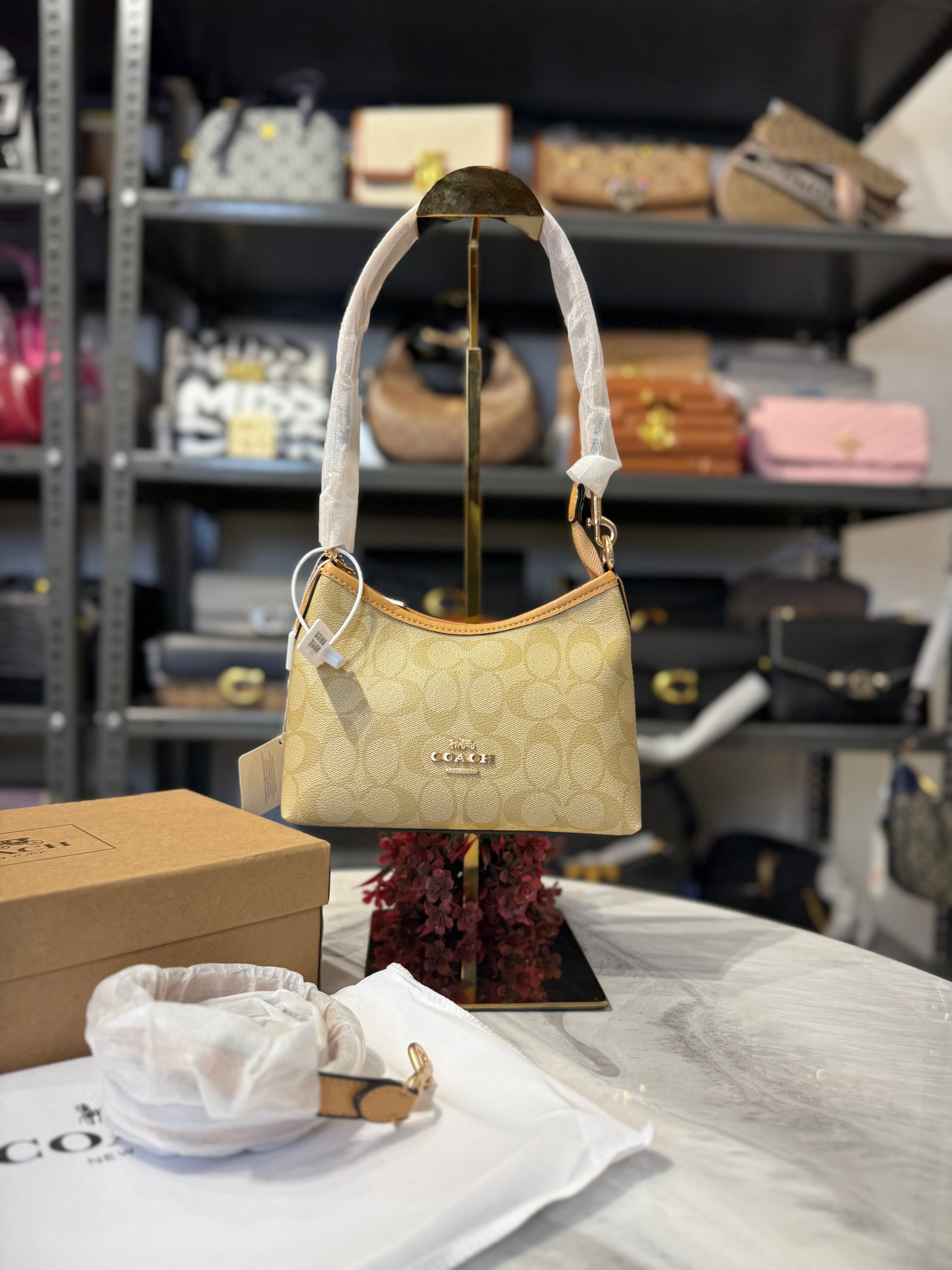 CH Laurel Sling Bag With OG Box & Dust Bag ( Apricot White )