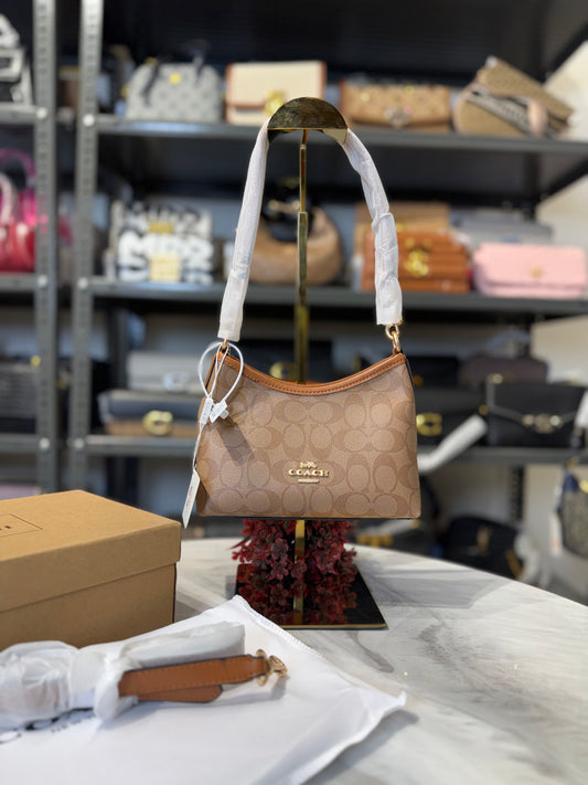 CH Laurel Sling Bag With OG Box & Dust Bag ( Apricot Brown )