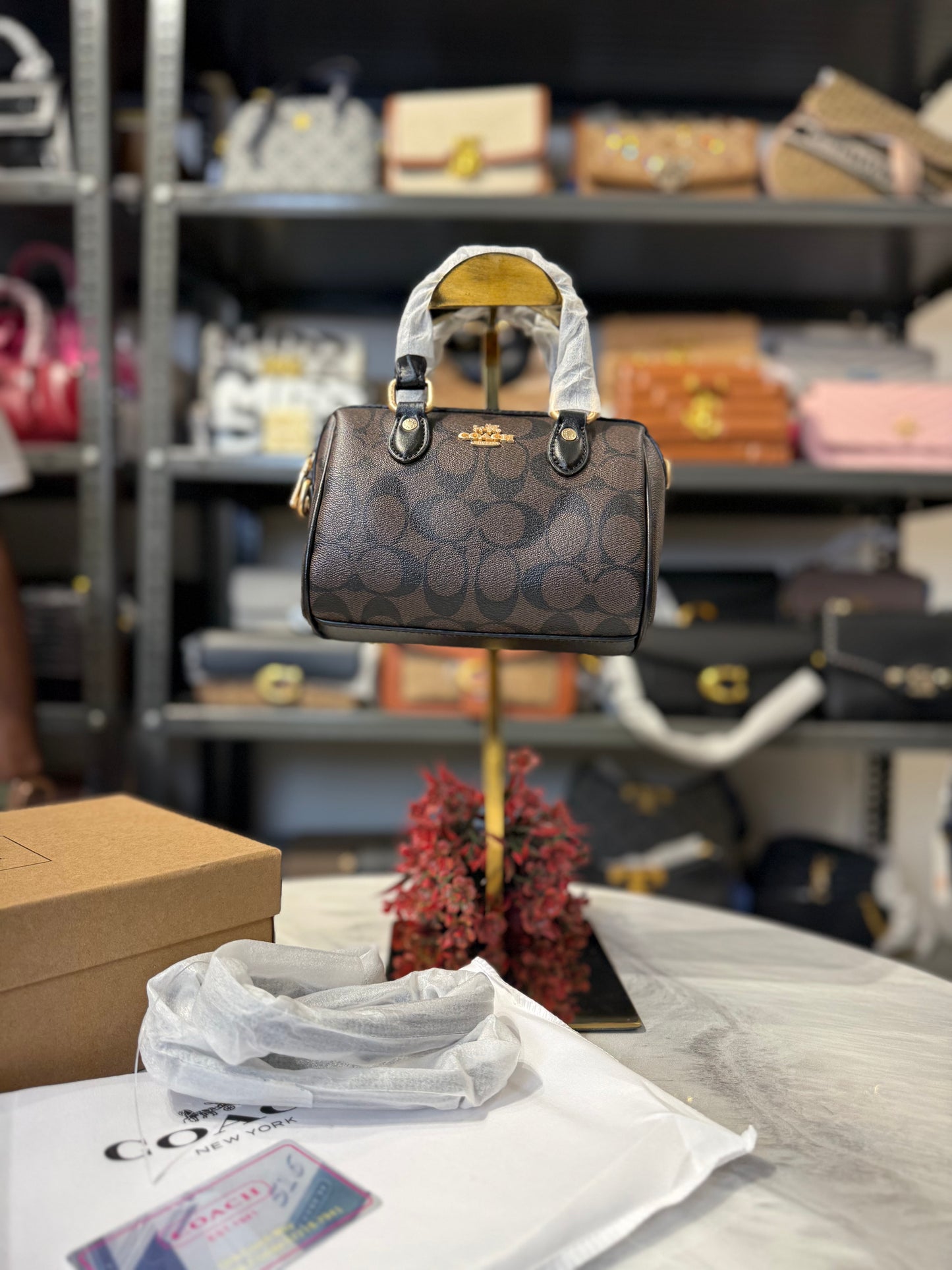 CH Speedy Sling Bag With OG Box & Dust Bag ( Coffee)