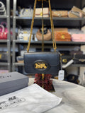 CH HERO Horse and Carriage Print Shoulder Bag With OG Box & Dust Bag ( Black )