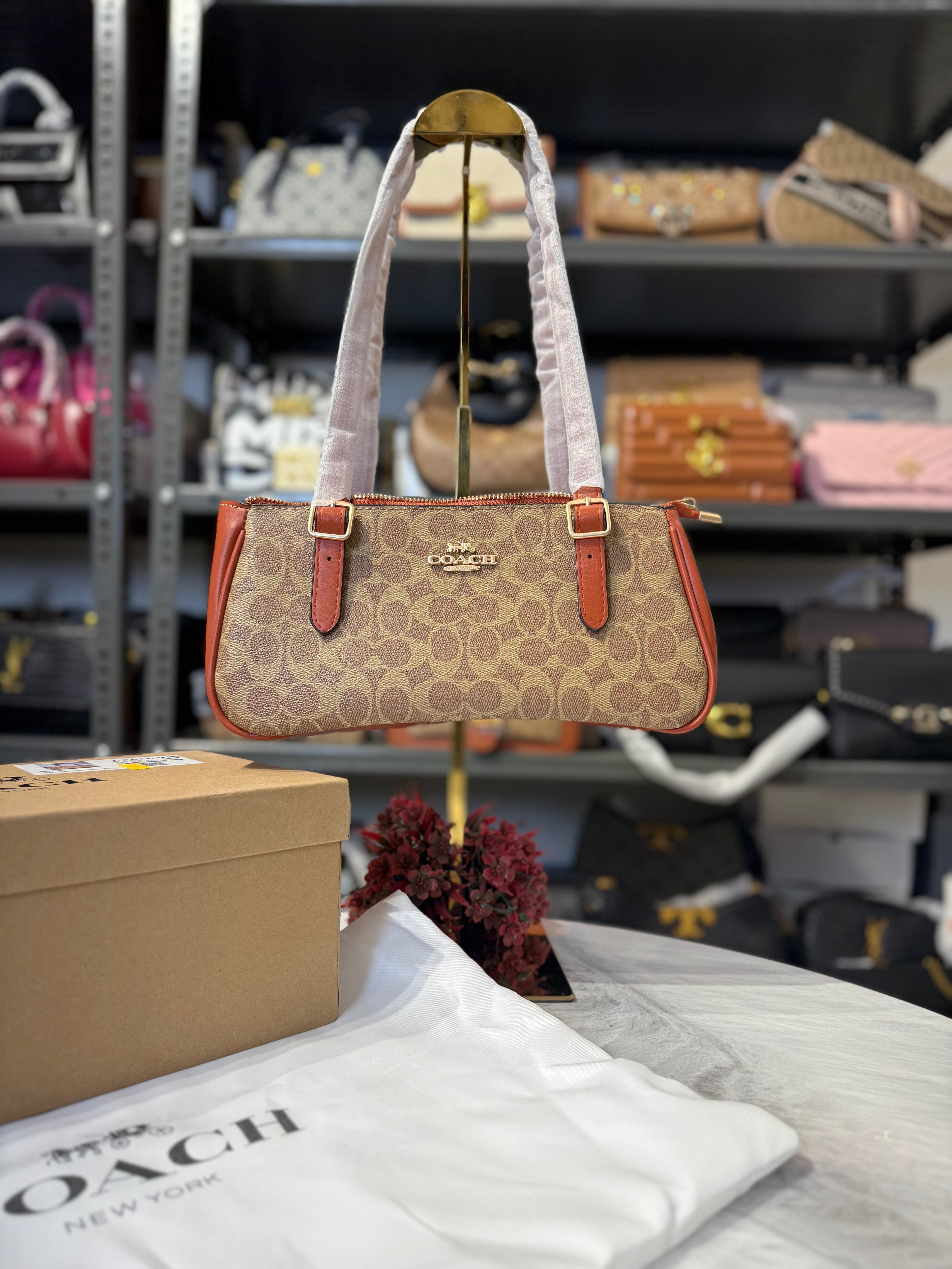 CH Asher Bag With OG Box & Dust Bag ( Brown apricot )