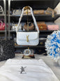 Ysl Solferino Shoulder Bag With OG Box & Dust Bag ( White )