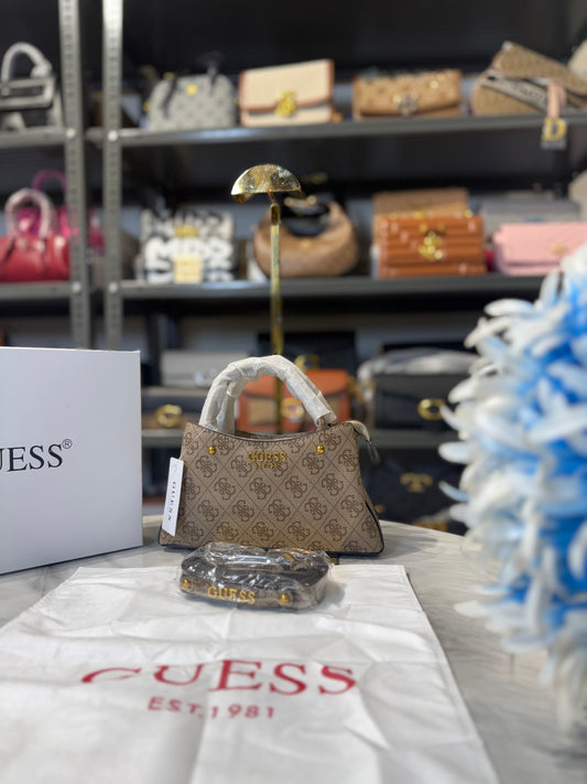 GS Manhattan Shoulder Bag With OG Box & Dust Bag ( Apricot )