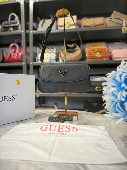 GS Cordelia Luxury Shoulder Bag With OG Box & Dust Bag ( BLACK )