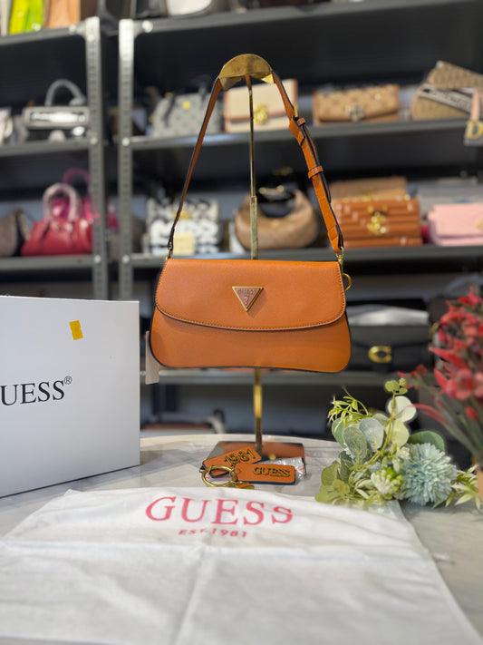 GS Cordelia Luxury Shoulder Bag With OG Box & Dust Bag ( BROWN )