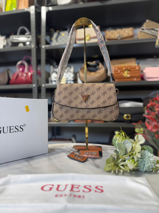 GS Cordelia Luxury Shoulder Bag With OG Box & Dust Bag ( APRICOT)