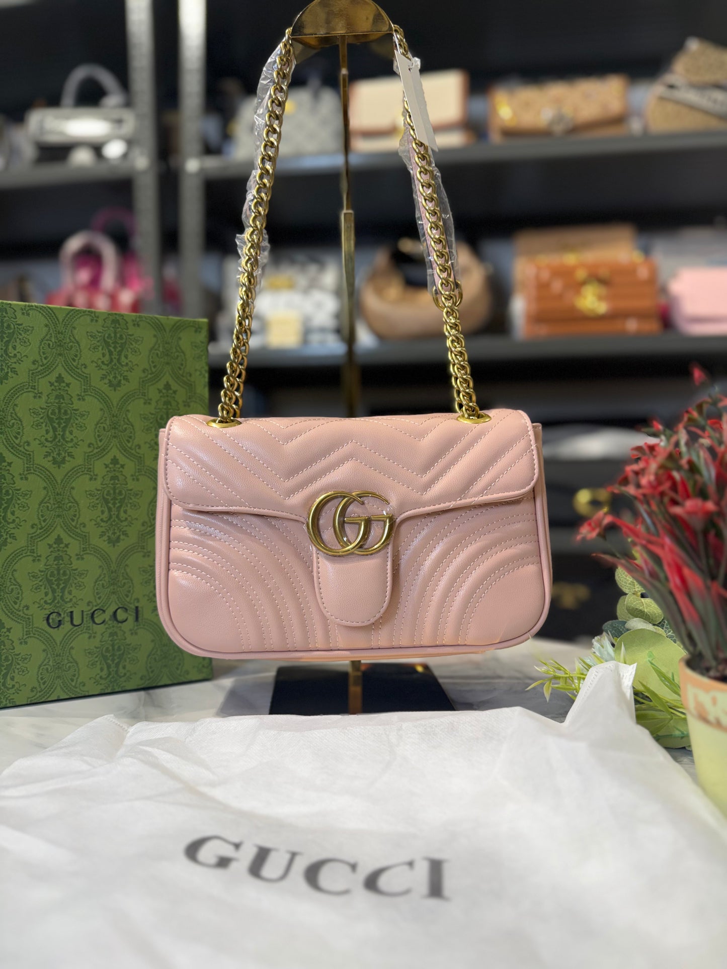 GG Luxury Shoulder Bag With OG Box & Dust Bag