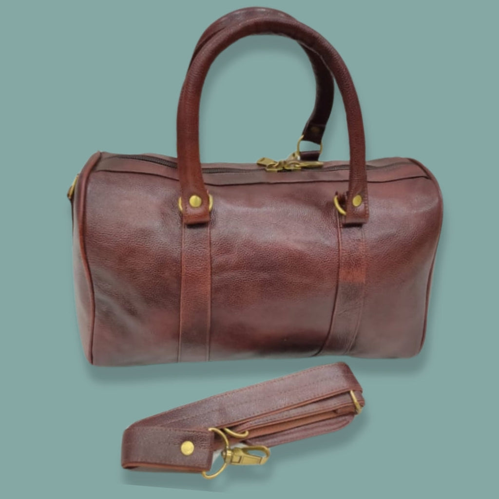 Starco Genuine Leather Duffle Bag 2