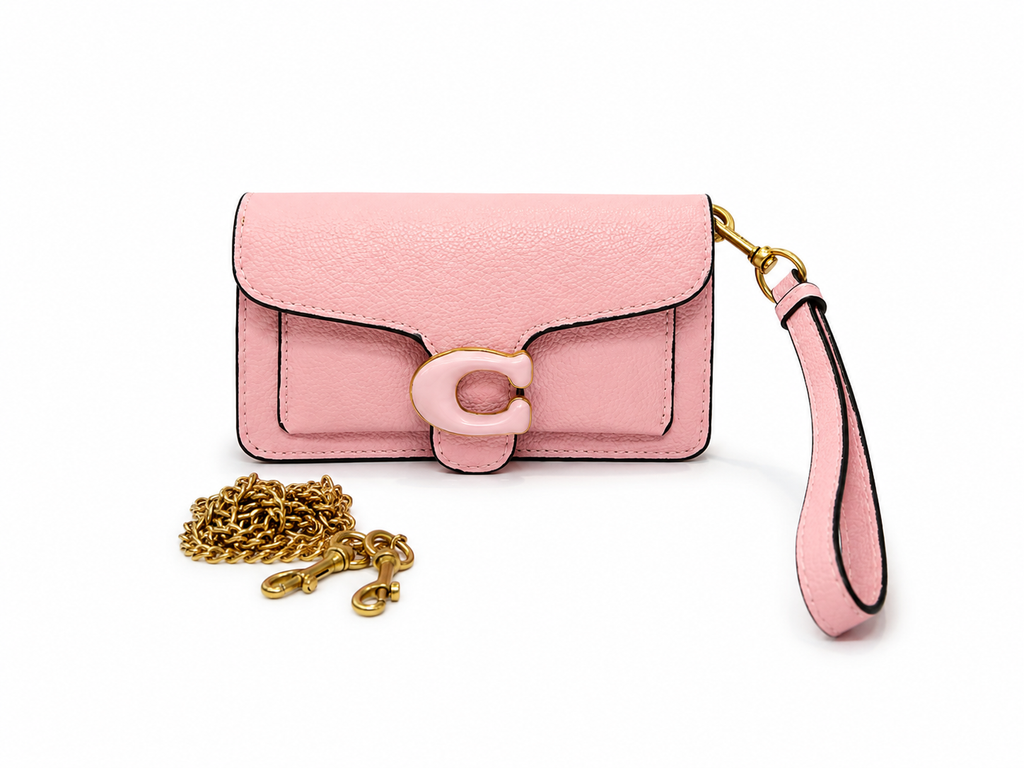 Coach Tabby C-plaque detachable-chain crossbody bag