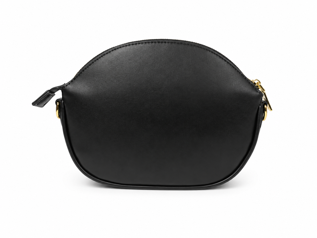 PRADA - Black Leather Cross Body Bag