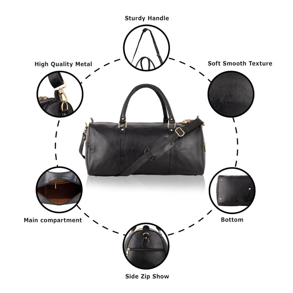Shaurya Genuine Leather Duffle Bag Hive