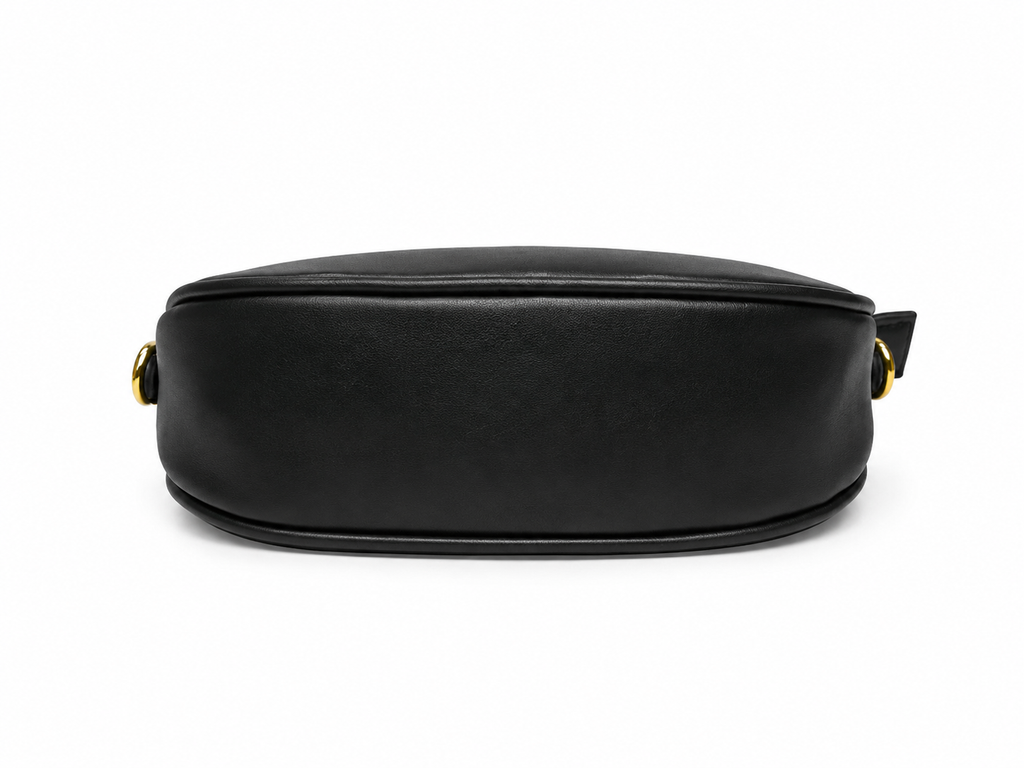 PRADA - Black Leather Cross Body Bag