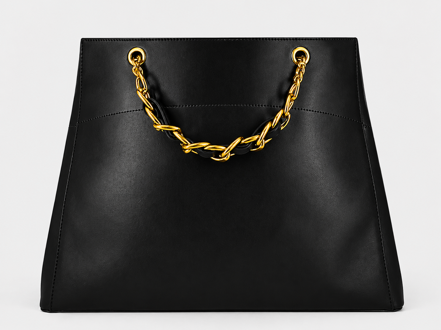 Balmain-Inspired Structured Tote