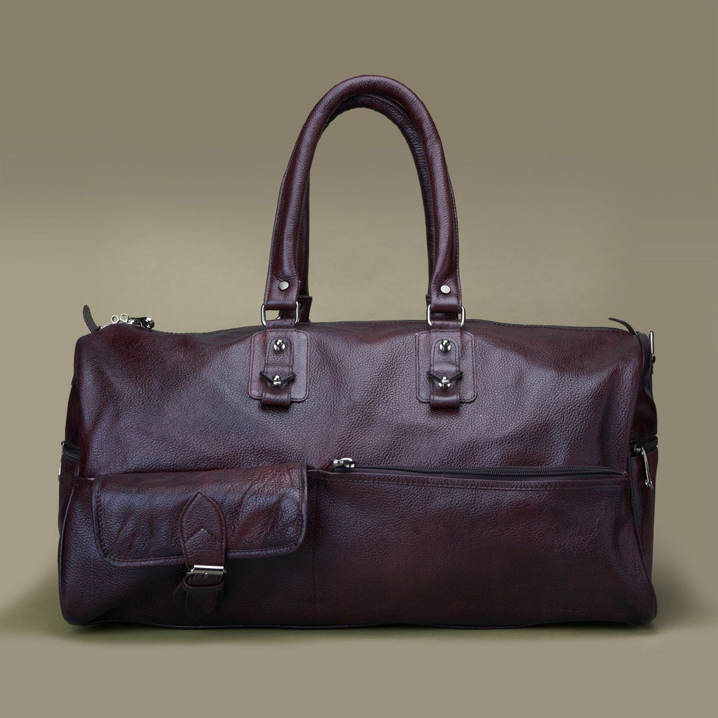 Baliga Genuine Leather Duffle CarryAll Bag