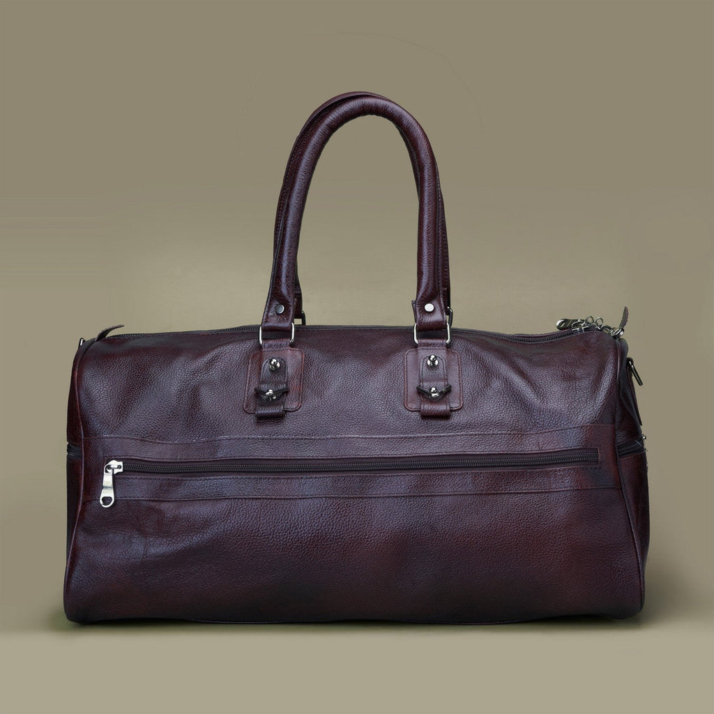 Baliga Genuine Leather Duffle CarryAll Bag