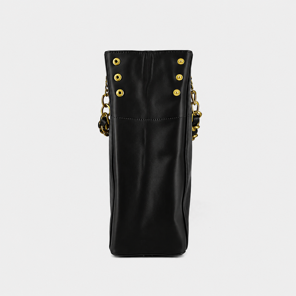 Balmain-Inspired Structured Tote