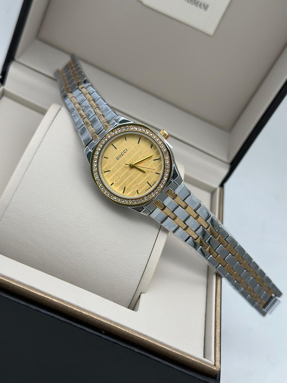 Premium Celebrity GC- Inspired Wrist Watch for Women in Drop case 1 Year Warranty