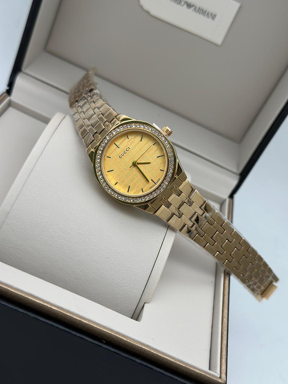 Premium Celebrity GC- Inspired Wrist Watch for Women in Drop case 1 Year Warranty