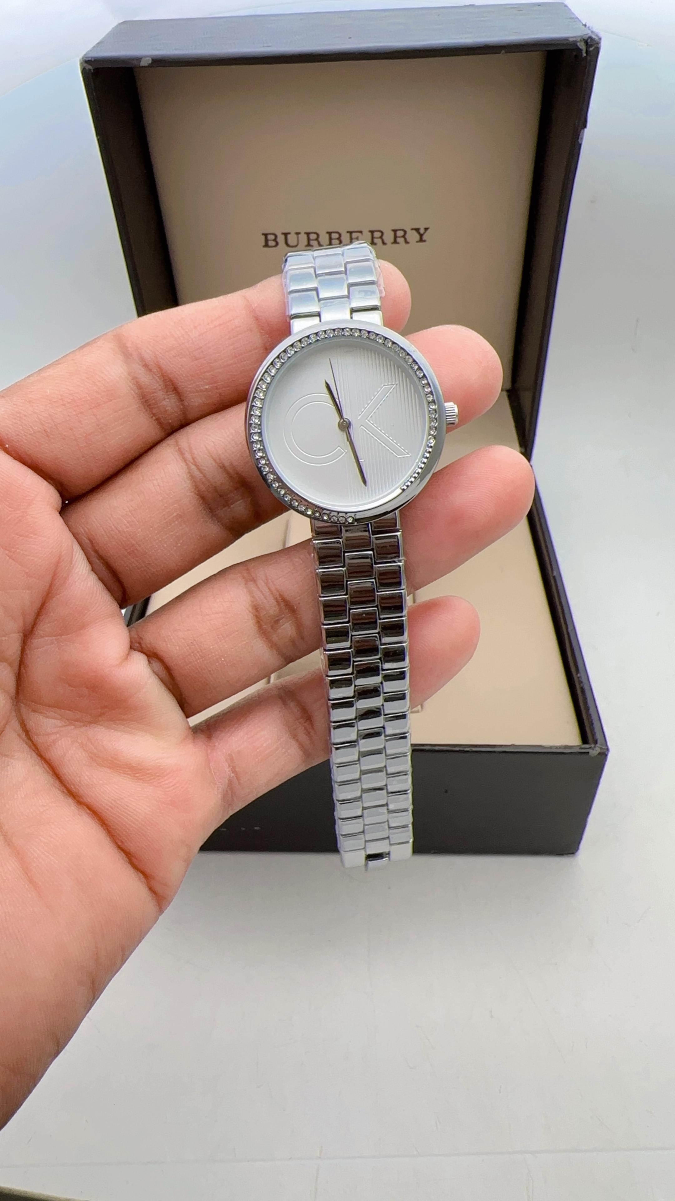 Premium Celebrity CK- Inspired Wrist Watch for Women in Drop case 1 Year Warranty