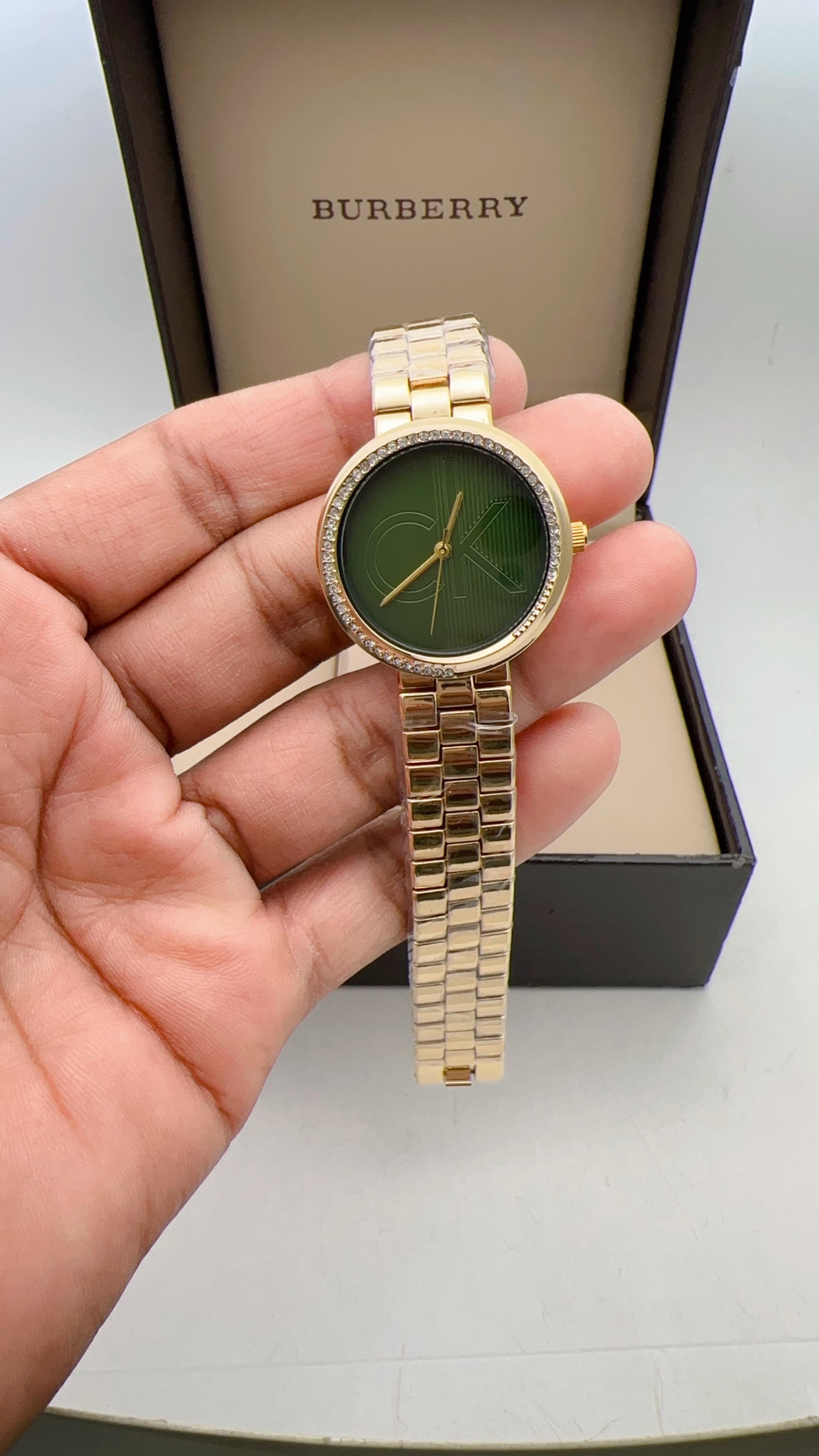 Premium Celebrity CK- Inspired Wrist Watch for Women in Drop case 1 Year Warranty