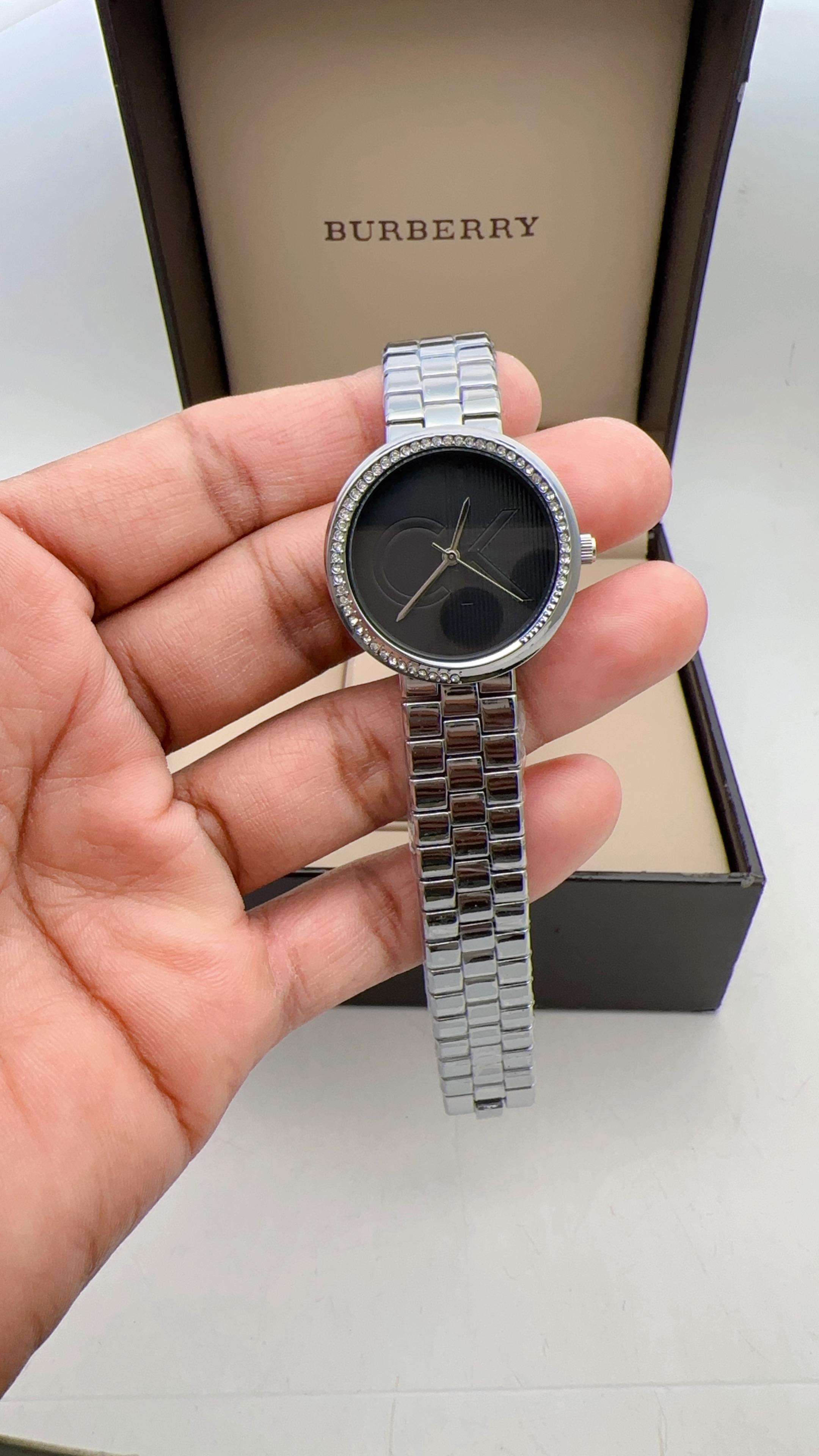 Premium Celebrity CK- Inspired Wrist Watch for Women in Drop case 1 Year Warranty