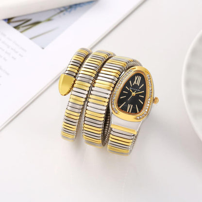 Premium Celebrity BLG- Inspired Wrist Watch for Women in Drop case & Gemstone 1 Year Warranty