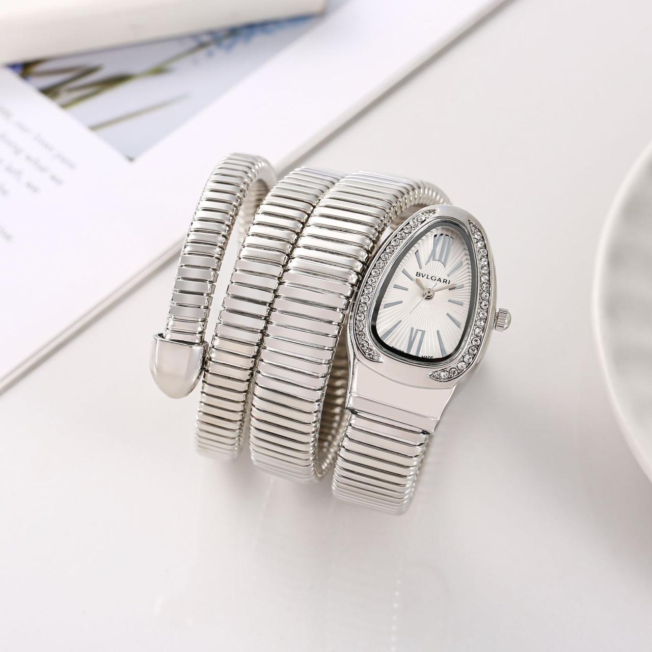 Premium Celebrity BLG- Inspired Wrist Watch for Women in Drop case & Gemstone 1 Year Warranty