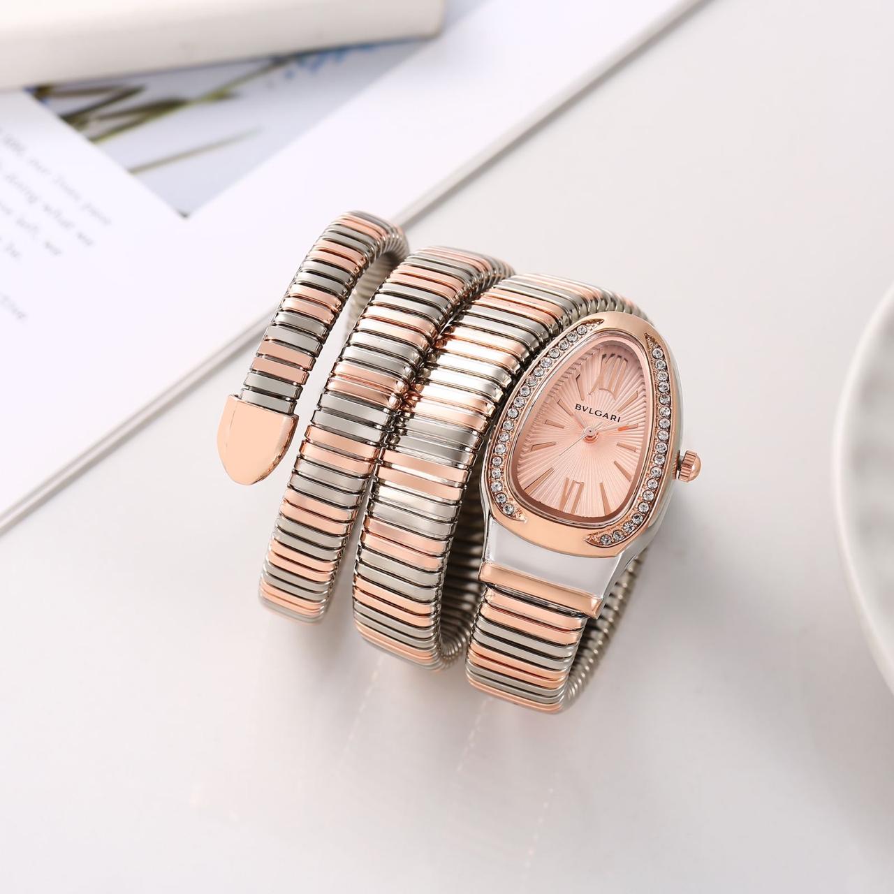 Premium Celebrity BLG- Inspired Wrist Watch for Women in Drop case & Gemstone 1 Year Warranty