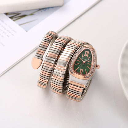 Premium Celebrity BLG- Inspired Wrist Watch for Women in Drop case & Gemstone 1 Year Warranty