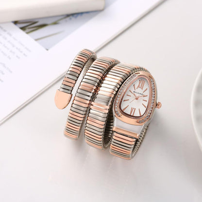 Premium Celebrity BLG- Inspired Wrist Watch for Women in Drop case & Gemstone 1 Year Warranty