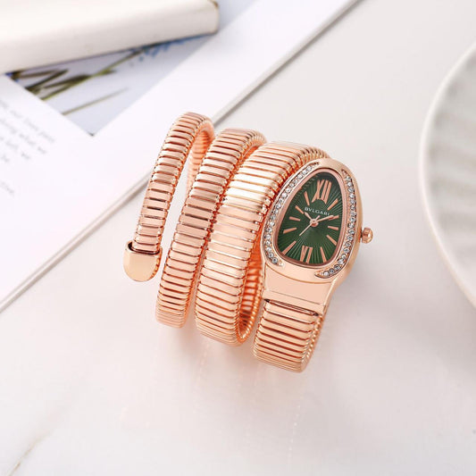 Premium Celebrity BLG- Inspired Wrist Watch for Women in Drop case & Gemstone 1 Year Warranty